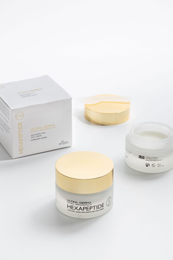 Hexapeptide 8 Κρέμα για αντιγήρανση και ανάπλαση Προσώπου με υαλουρονικό & πρεβιοτικά 50mL - Image 2