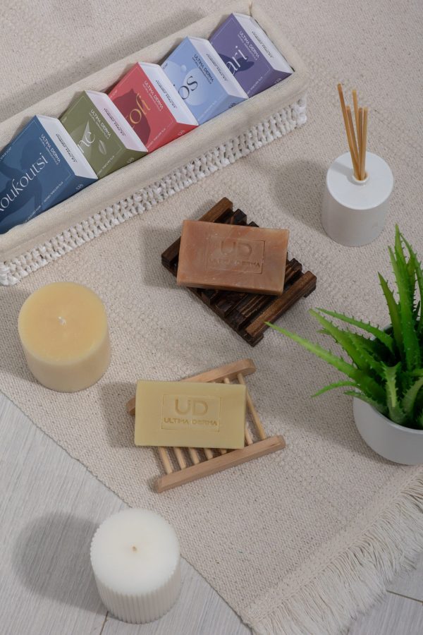 Herbal soap scrub with olive for exfoliation & detoxification Koukoutsi 125 g - Image 8